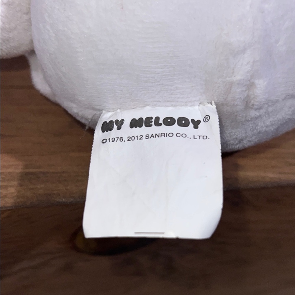 My Melody Pink and White Plush Toy - Picture 2 of 6